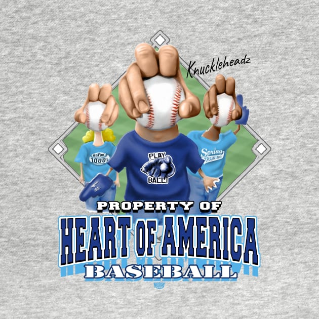 Knucklehead for Heart of America Baseball by MudgeSportswear